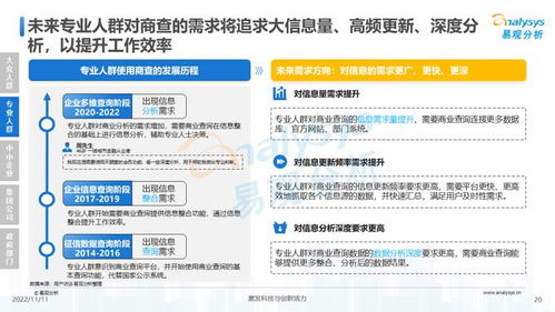 透視用戶需求深挖服務潛力 2022中國商業查詢行業洞察